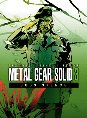 Гра Sony PlayStation 2 Metal Gear Solid 3: Subsistence Japan Англійська Версія Б/У