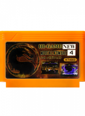 Гра RMC Famicom Dendy Mortal Kombat 4 Hack 90х Англійська Версія Тільки Картридж Б/У - Retromagaz