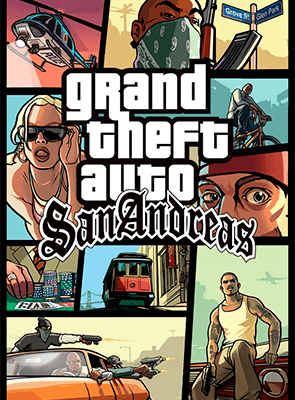 Игра Sony PlayStation 2 Grand Theft Auto San Andreas Europe Английская Версия + Обложка Б/У Хороший