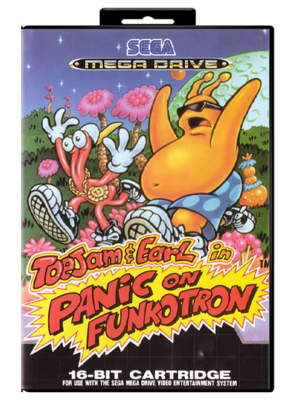 Гра Sega Mega Drive ToeJam & Earl in Panic on Funkotron Europe Англійська Версія Б/У Гра Sega Mega Drive ToeJam & Earl in Panic on Funkotron Europe Англійська Версія Б/У - Retromagaz