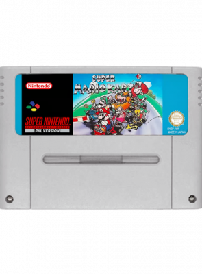 Игра Nintendo SNES Super Mario Kart Europe Английская Версия Только Картридж Б/У - Retromagaz