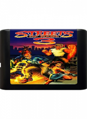 Гра RMC Mega Drive Streets of Rage 3 (Bare Knuckle) Англійська Версія Тільки Картридж Новий