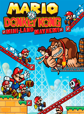 Игра Nintendo DS Mario vs. Donkey Kong: Mini-Land Mayhem! Английская Версия Только Картридж Б/У - Retromagaz