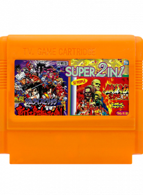 Збірник Ігор RMC Famicom Dendy 2 in 1 Fatal Fury Special (Garou Densetsu), Aladdin (Port SNES) NT-63 90х TV Game Англійська Версія Тільки Картридж Б/У - Retromagaz