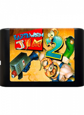 Гра RMC Mega Drive Earthworm Jim 2 Англійська Версія Тільки Картридж Новий