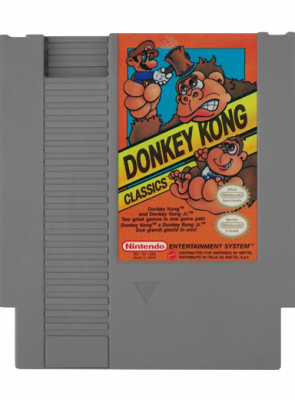 Игра Nintendo NES Donkey Kong Classics Europe Английская Версия Только Картридж Б/У