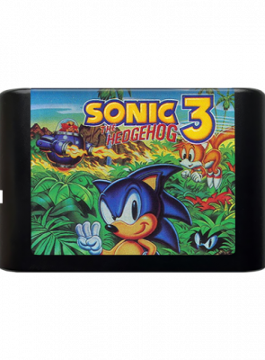 Игра RMC Mega Drive Sonic the Hedgehog 3 90х Английская Версия Только Картридж Б/У