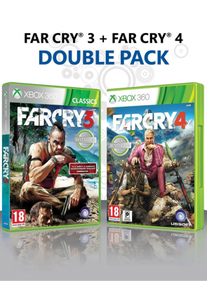Гра Microsoft Xbox 360 Far Cry 3 + 4 Double Pack Англійська Версія DVD 2шт Новий - Retromagaz