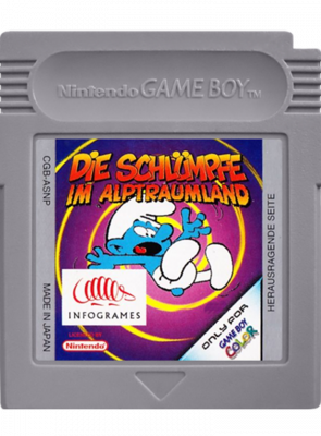 Игра Nintendo Game Boy The Smurfs' Nightmare Английская Версия Только Картридж Б/У