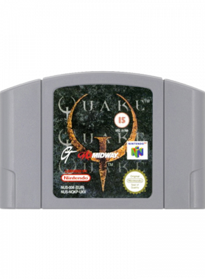 Игра Nintendo N64 Quake Europe Английская Версия Только Картридж Б/У