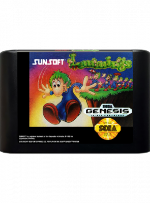 Гра Sega Mega Drive Lemmings USA Англійська Версія Тільки Картридж Б/У - Retromagaz