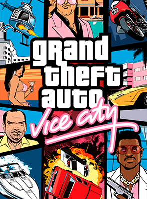 Игра Sony PlayStation 2 Grand Theft Auto: Vice City Europe Английская Версия + Обложка Б/У Хороший