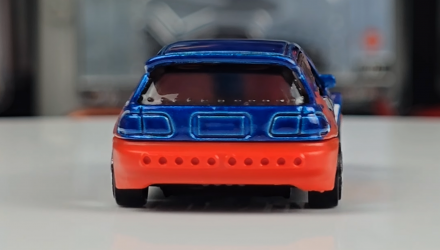 Машинка Базова Hot Wheels Honda Civic Custom Reverse Rake 1:64 JBB22 Red - Retromagaz, image 5