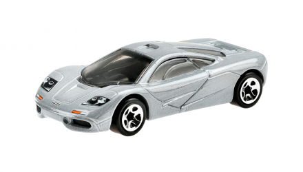 Машинка Базова Hot Wheels McLaren F1 Exotics 1:64 GRX57 Metallic Silver - Retromagaz, image 2