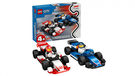 Конструктор Lego Автомобілі для Перегонів F1 Команд Williams Racing та Haas F1 City 60464 Новий - Retromagaz, image 1
