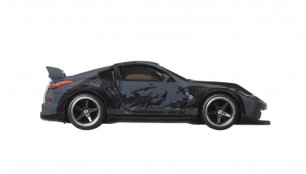 Машинка Premium Hot Wheels Nissan 350Z Custom Fast & Furious 1:64 JHW79 Black - Retromagaz, image 3