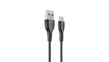 Кабель Wibrand Boa PVC charging data cable for USB 2.0 - Micro-USB Black 1m Новий - Retromagaz, image 1