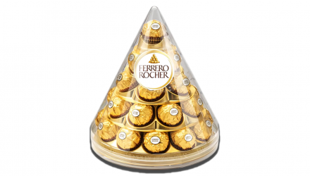Цукерки Ferrero Rocher Конус Ялинка Новорічні 350g - Retromagaz, image 1