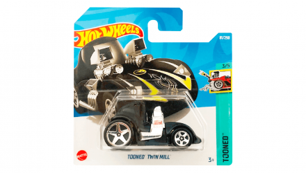 Машинка Базовая Hot Wheels Tooned Twin Mill Treasure Hunts Tooned HCY08 Black Новый - Retromagaz, image 1