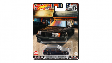 Машинка Premium Hot Wheels Mercedes-Benz AMG E 36 Estate Special Edition Boulevard 1:64 HCR05 Black - Retromagaz, image 1