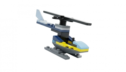 Конструктор Lego Фігурка Policeman with Helicopter Paper Bag City 952402 cty1728 Новий - Retromagaz, image 4