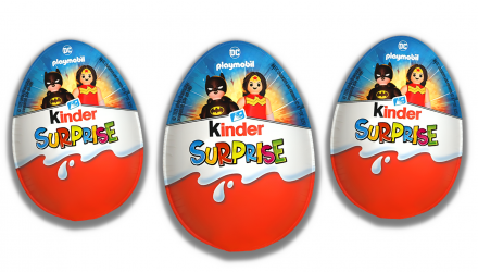 Набір Шоколадне Яйце 4шт Kinder Surprise DC x Playmobil 20g - Retromagaz, image 2