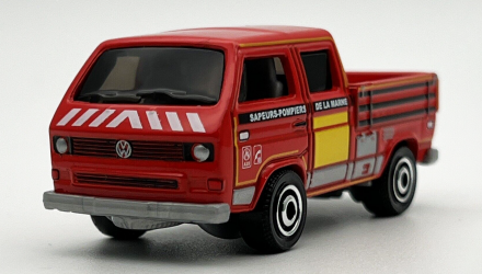 Тематична Машинка Matchbox '90 Volkswagen Transporter Crew Cab France 1:64 HBL02/HFH69 Red - Retromagaz, image 2