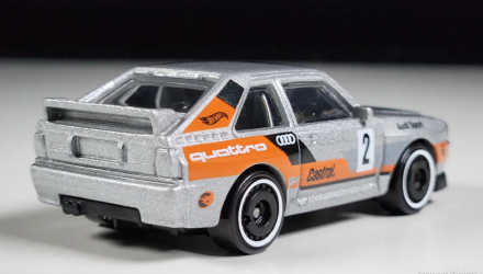 Машинка Базова Hot Wheels '84 Audi Sport Quattro Treasure Hunts Wild Widebody 1:64 JBC33 Silver - Retromagaz, image 2