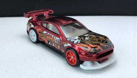 Машинка Базова Hot Wheels Custom '18 Ford Mustang GT Super Treasure Hunt STH Spoiler Alert 1:64 HCY18 Red - Retromagaz, image 1