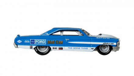 Машинка Premium 2шт Hot Wheels Custom '64 Galaxie 500/ '67 Ford Anglia Racer 2-Packs 1:64 JHW50 Blue - Retromagaz, image 3