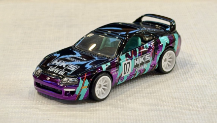 Машинка Premium Hot Wheels 1997 Toyota Supra HKS Red Line Club RLC 1:64 JCP18 Black - Retromagaz, image 1
