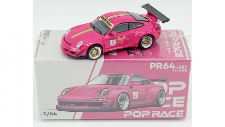 Машинка Premium POP Race RWB 997 Ava 1:64 pr64-0187 Pink - Retromagaz, image 4