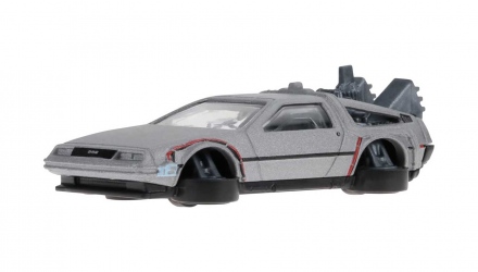 Машинка Базова Hot Wheels DeLorean DMC-12 Back to the Future Time Machine - Hover Mode Screen Time 1:64 HTB33 Silver - Retromagaz, image 6