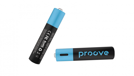 Акумулятор Proove AAA 2шт Compact Energy USB Type-C Black - Retromagaz, image 2