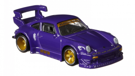 Машинка Premium Hot Wheels RWB Porsche 930 и Транспортер Aero Lift Team Transport 1:64 GJT37 Purple 2шт - Retromagaz, image 3