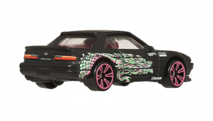 Тематична Машинка Hot Wheels Nissan Silvia (S13) Neon Speeders 1:64 JBY94 Black - Retromagaz, image 2