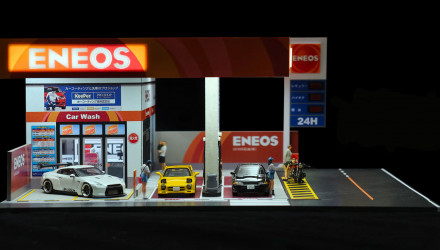 Діорама G-Fans ENEOS Gas Station 1:64 710038 Black - Retromagaz, image 3