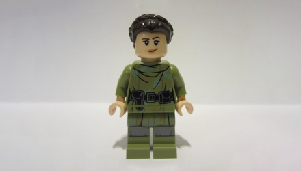 Фигурка Lego Повстанец Princess Leia Olive Green Endor Outfit Star Wars sw1296 Б/У - Retromagaz, image 1