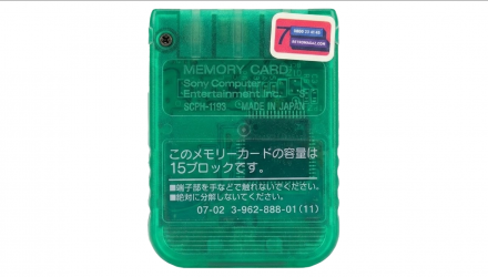 Карта Памяти Sony PlayStation 1 SCPH-1193 Winter Christmas Limited Edition 1MB Trans-Green Б/У - Retromagaz, image 3