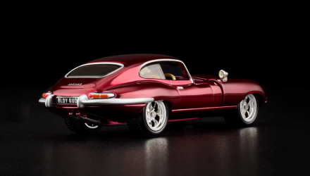 Машинка Premium Hot Wheels 1964 Jaguar E-Type Red Line Club RLC 1:64 JCP68 Red - Retromagaz, image 2