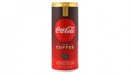 Набір Напій Coca-Cola Plus Coffe Карамель 250ml 6шт - Retromagaz, image 1