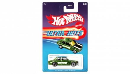 Тематична Машинка Hot Wheels '71 Datsun 510 Ultra Hots 1:64 HDG52/HRX09 Green - Retromagaz, image 5