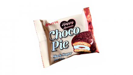 Тістечка Lotte Чокопай Чайний Black Sugar Milk Tea (12 Тістечок) 336g - Retromagaz, image 2