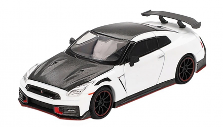 Машинка Premium MINI GT Nissan GT-R Nismo 2024 1:64 MGT01045-CH White - Retromagaz, image 2