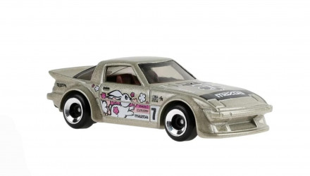 Машинка Базова Hot Wheels Mazda RX-7 HW J-Imports 1:64 JJL35 Metallic Silver - Retromagaz, image 4