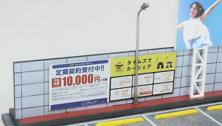 Діорама G-Fans Japanese Parking Lot 1:64 710028 Black - Retromagaz, image 4