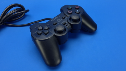 Набор Консоль Sony PlayStation 2 Slim SCPH-9xxx Europe Black Б/У  + Геймпад Проводной DualShock 2 SCPH-10010 - Retromagaz, image 6