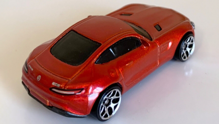 Машинка Базовая Hot Wheels '15 Mercedes-AMG GT Exotics 1:64 DVC48 Orange - Retromagaz, image 3