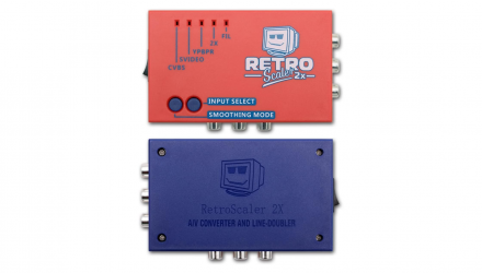 Адаптер Комбінований RetroScaler N64 2X AV to HDMI Converter and Line-Doubler Red Blue Новий - Retromagaz, image 3