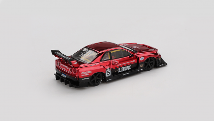 Машинка Premium MINI GT Skyline LB-ER34 Super Silhouette 1:64 MGT00843-CH Red - Retromagaz, image 2